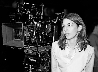 Sofia Coppola sul set